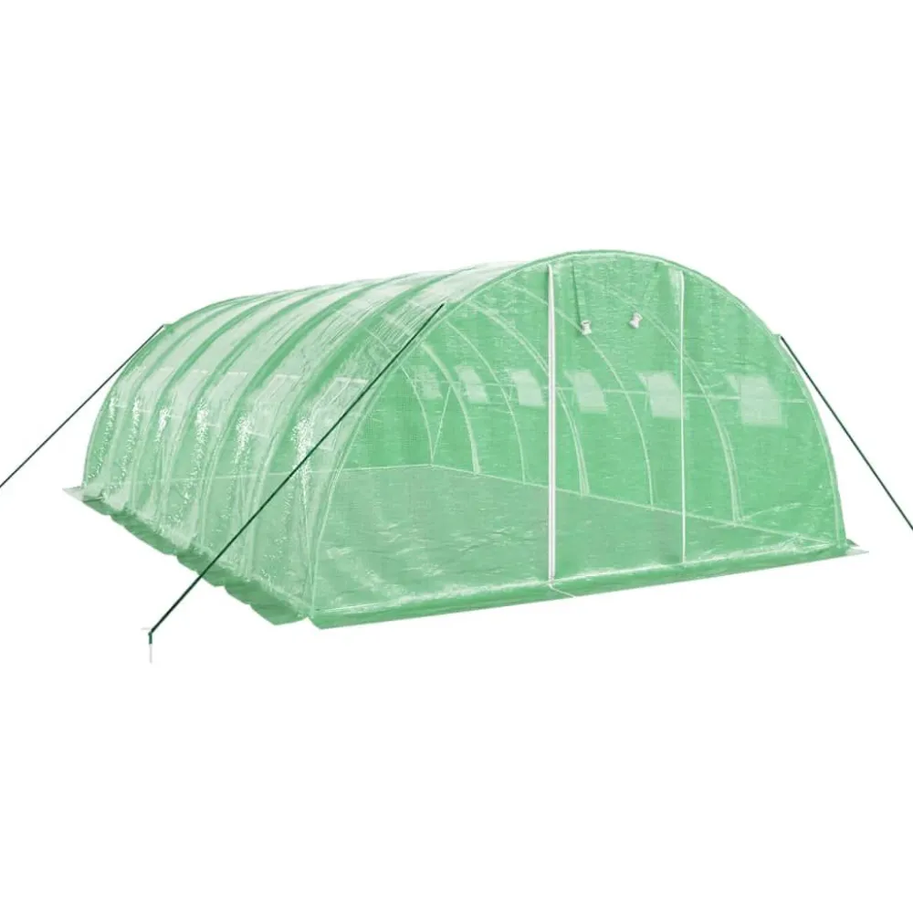 Kasvihuone teräsrungolla, eri kokoja ja värejä (29940)*FinePRICE Clearance