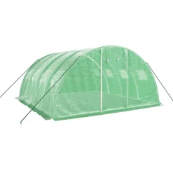 Kasvihuone teräsrungolla, eri kokoja ja värejä (29940)*FinePRICE Clearance