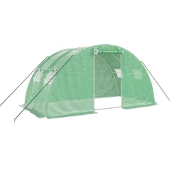 Kasvihuone teräsrungolla, eri kokoja ja värejä (29940)*FinePRICE Clearance