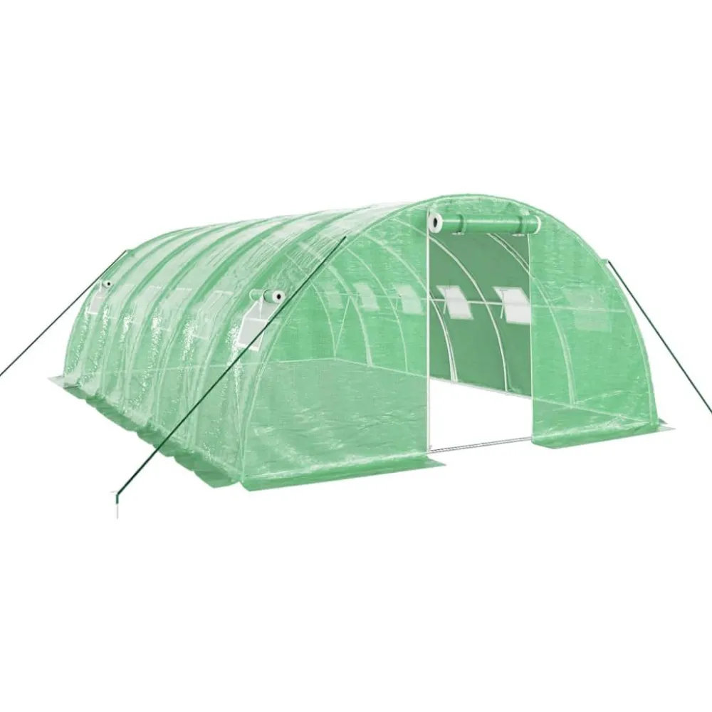 Kasvihuone teräsrungolla, eri kokoja ja värejä (29940)*FinePRICE Clearance