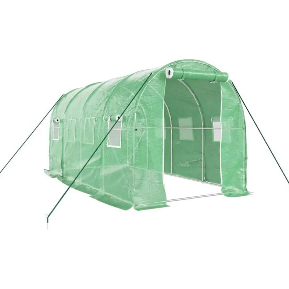 Sale Kasvihuone teräsrungolla, eri kokoja ja värejä (29938) Kasvihuoneet Muovilla|Kaarikasvihuoneet