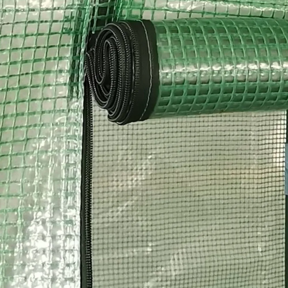 Online Kasvihuone teräsrungolla 0,5 m², 1x0,5x1,9 m Kasvihuoneet Kennolevyllä