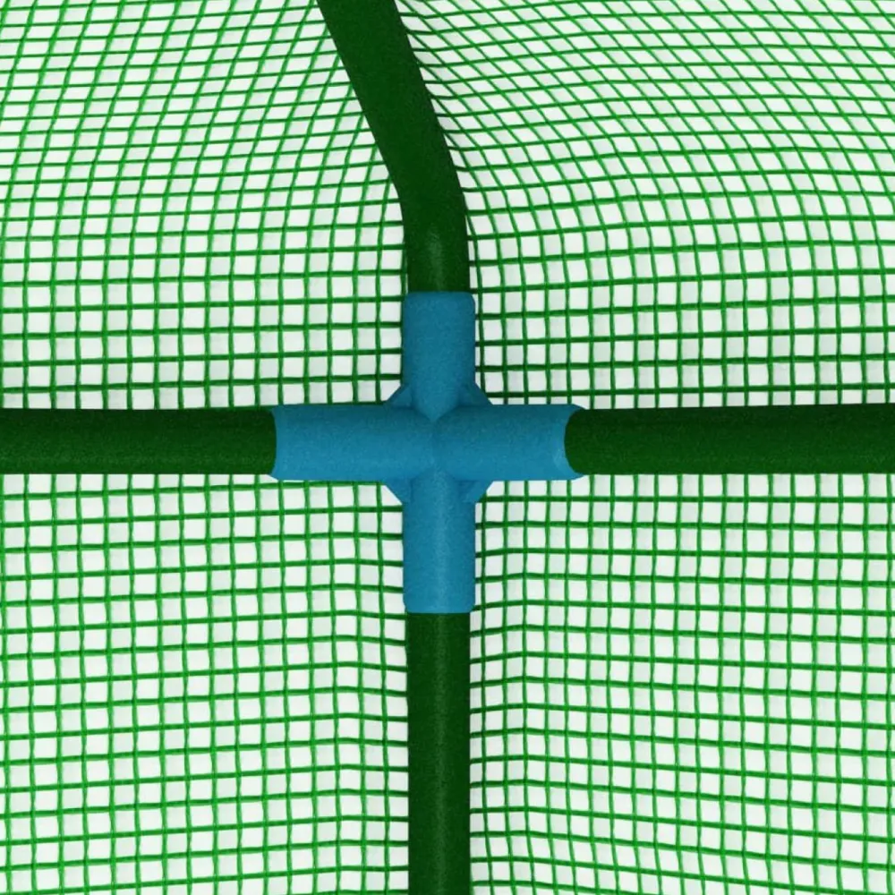 Online Kasvihuone teräsrungolla 0,5 m², 1x0,5x1,9 m Kasvihuoneet Kennolevyllä