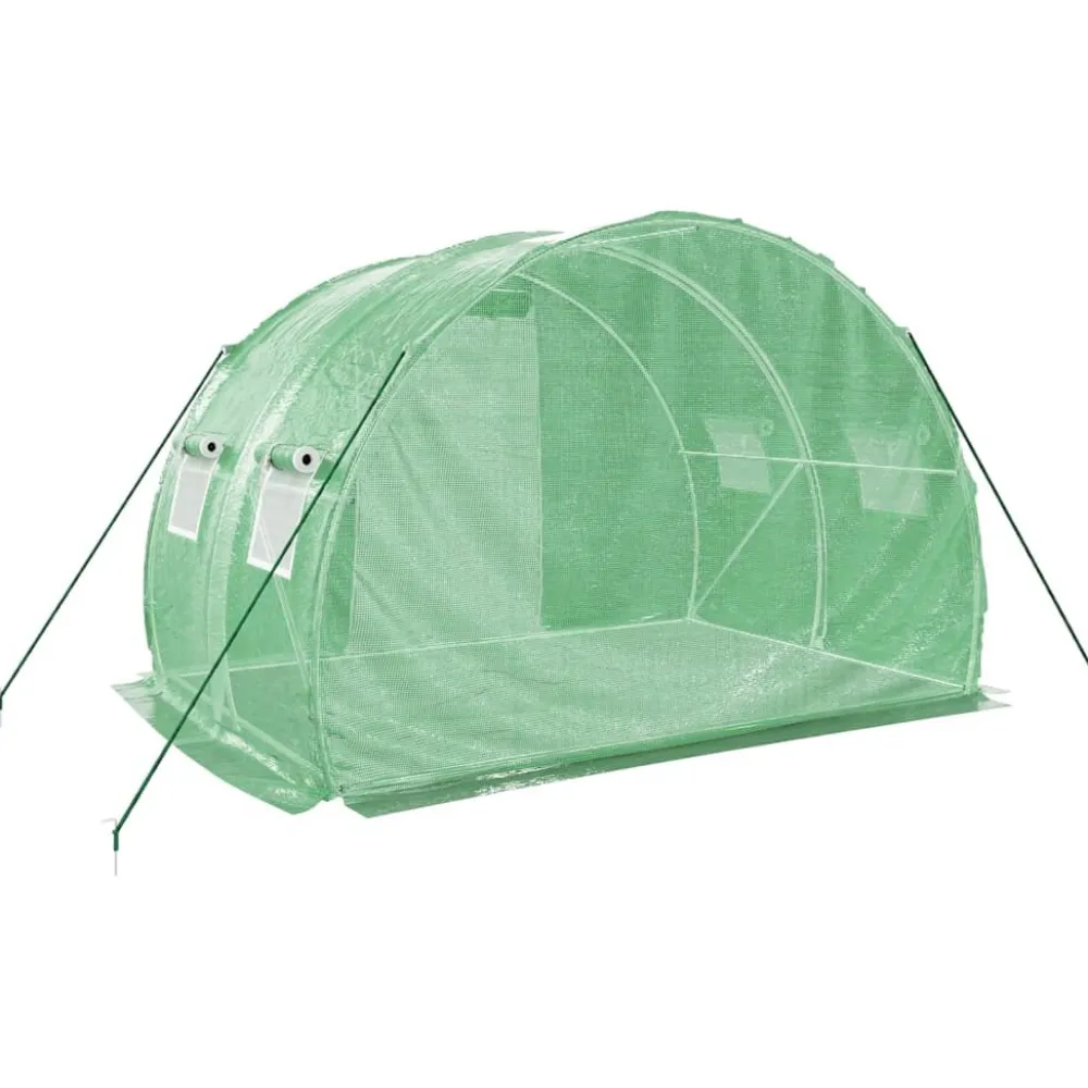 Kasvihuone teräsrungolla, 3x2x2 m - 24x3x2 m, eri kokoja ja värejä (29939)*FinePRICE Sale