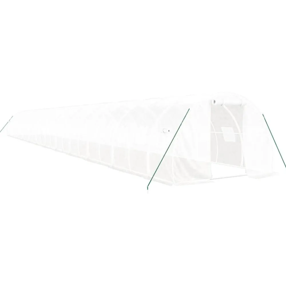 Kasvihuone teräsrungolla, 3x2x2 m - 24x3x2 m, eri kokoja ja värejä (29939)*FinePRICE Sale