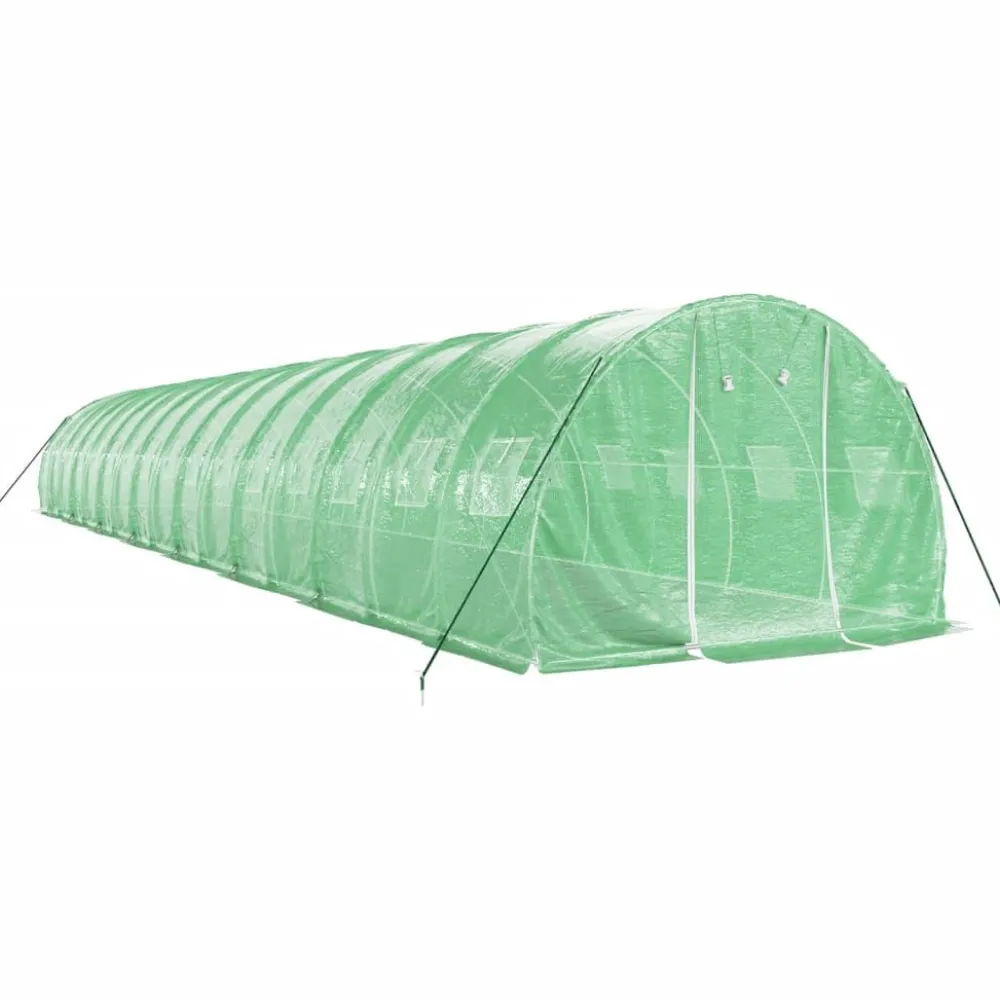 Kasvihuone teräsrungolla, 3x2x2 m - 24x3x2 m, eri kokoja ja värejä (29939)*FinePRICE Sale