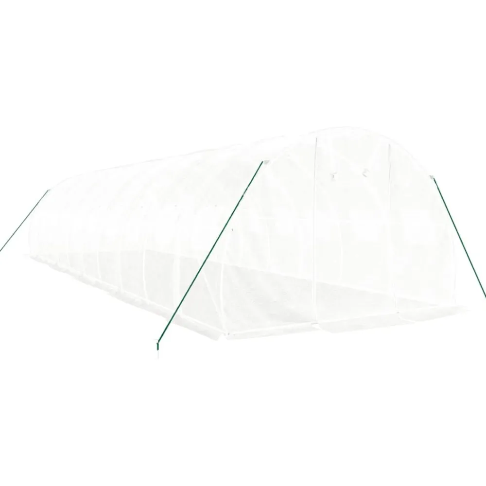 Kasvihuone teräsrungolla, 3x2x2 m - 24x3x2 m, eri kokoja ja värejä (29939)*FinePRICE Sale