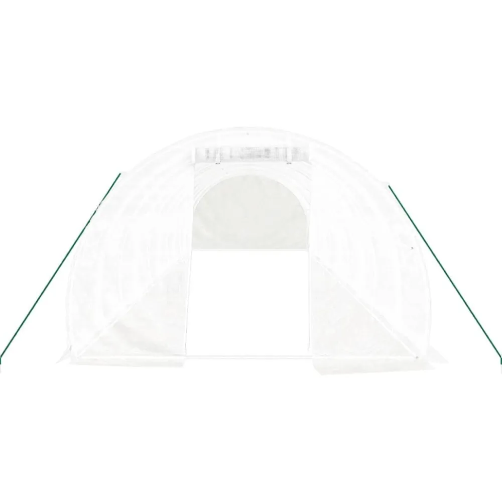 Kasvihuone teräsrungolla, 3x2x2 m - 24x3x2 m, eri kokoja ja värejä (29939)*FinePRICE Sale