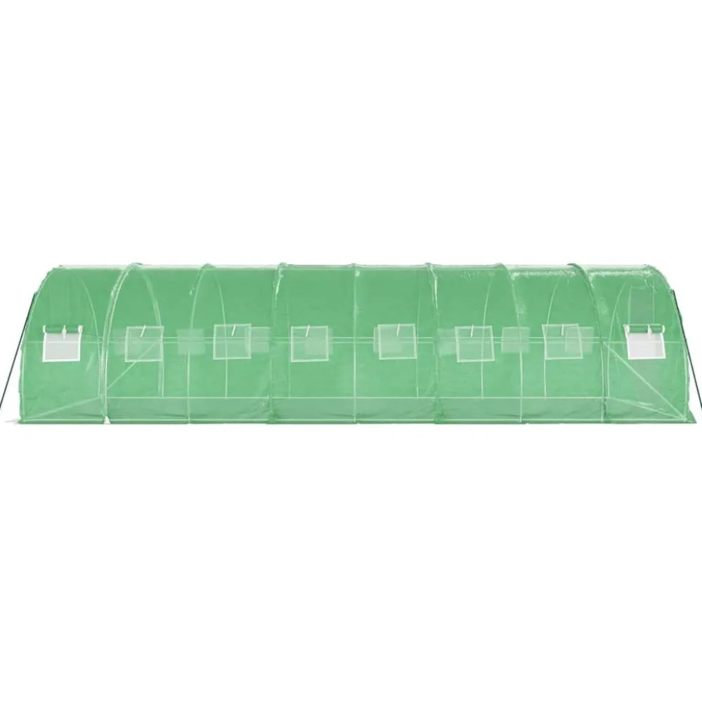 Kasvihuone teräsrungolla, 3x2x2 m - 24x3x2 m, eri kokoja ja värejä (29939)*FinePRICE Sale