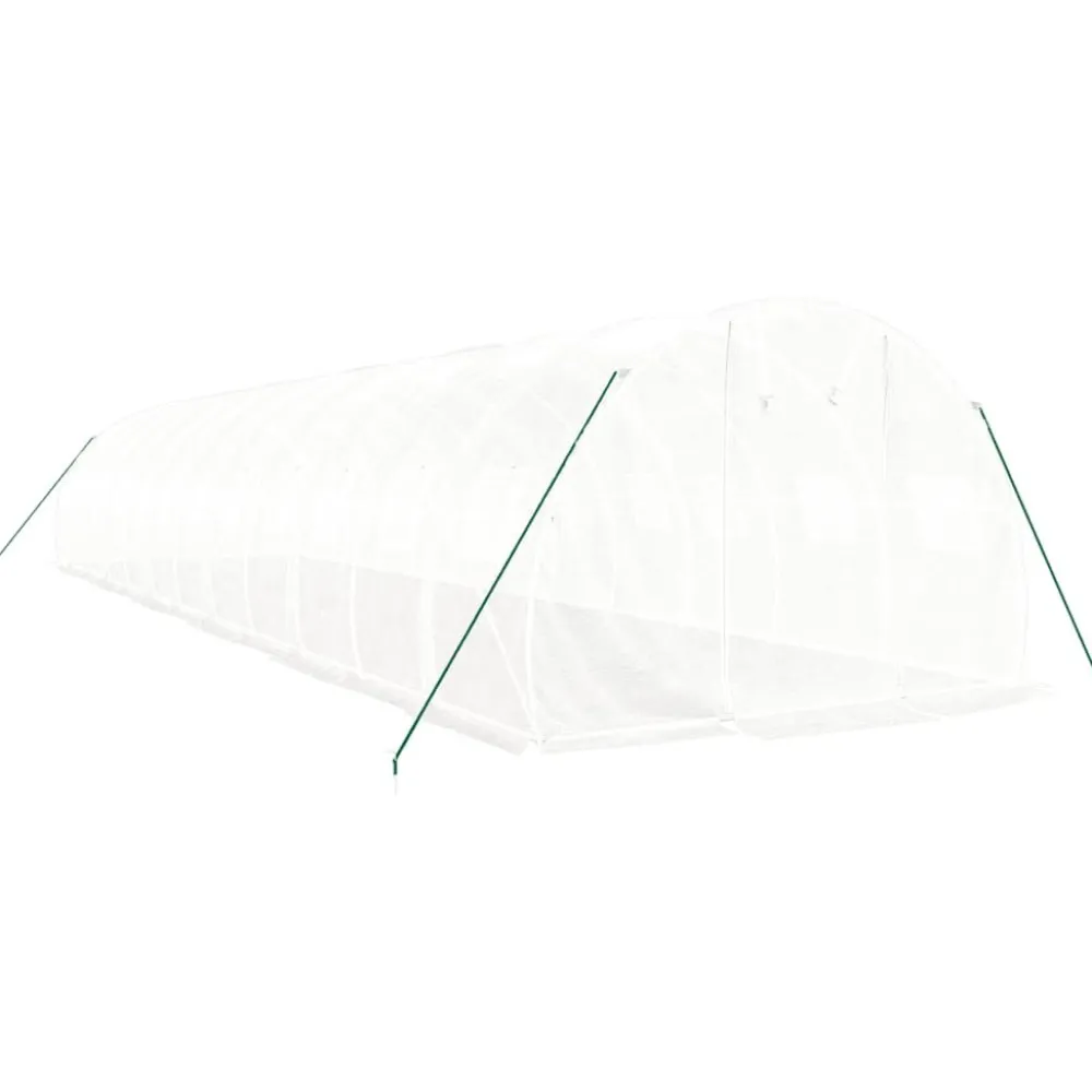 Kasvihuone teräsrungolla, 3x2x2 m - 24x3x2 m, eri kokoja ja värejä (29939)*FinePRICE Sale