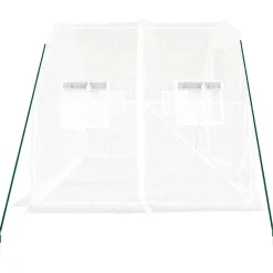 Kasvihuone teräsrungolla, 3x2x2 m - 24x3x2 m, eri kokoja ja värejä (29939)*FinePRICE Sale