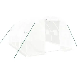Kasvihuone teräsrungolla, 3x2x2 m - 24x3x2 m, eri kokoja ja värejä (29939)*FinePRICE Sale