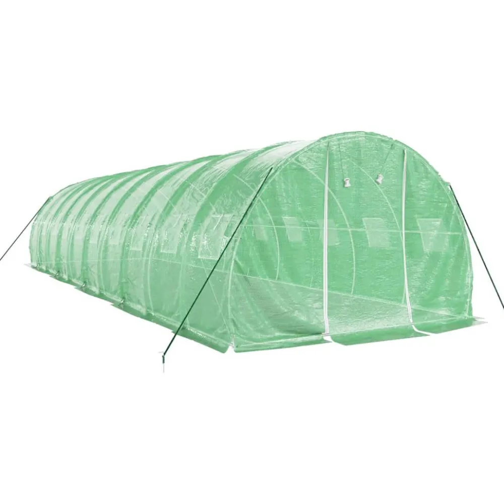 Kasvihuone teräsrungolla, 3x2x2 m - 24x3x2 m, eri kokoja ja värejä (29939)*FinePRICE Sale