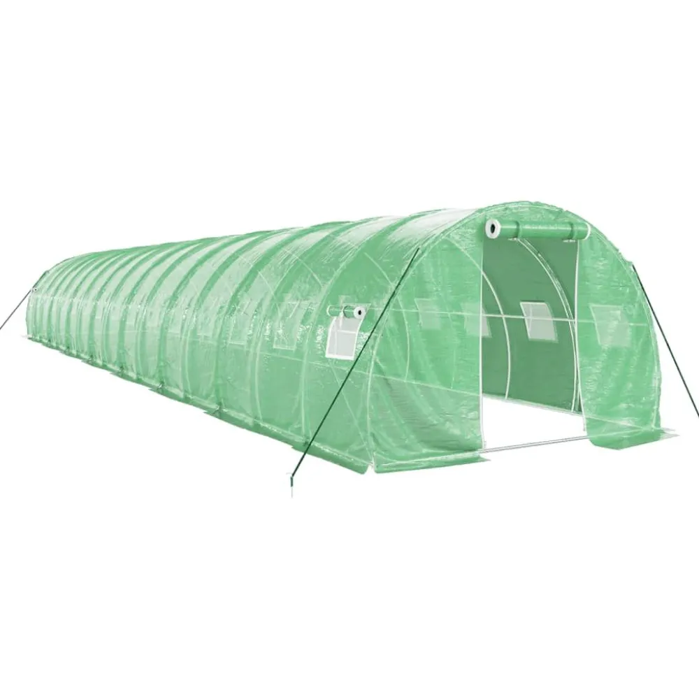 Kasvihuone teräsrungolla, 3x2x2 m - 24x3x2 m, eri kokoja ja värejä (29939)*FinePRICE Sale