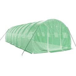 Kasvihuone teräsrungolla, 3x2x2 m - 24x3x2 m, eri kokoja ja värejä (29939)*FinePRICE Sale