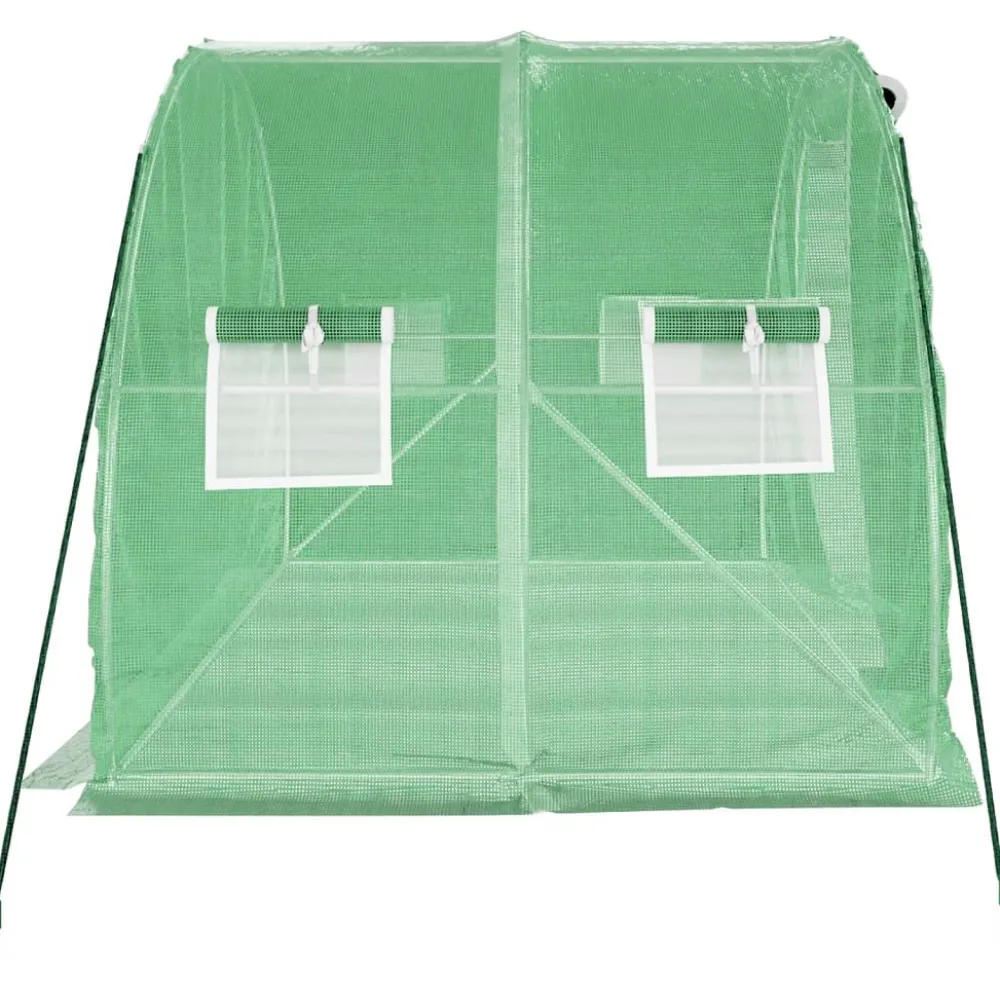 Kasvihuone teräsrungolla, 3x2x2 m - 24x3x2 m, eri kokoja ja värejä (29939)*FinePRICE Sale