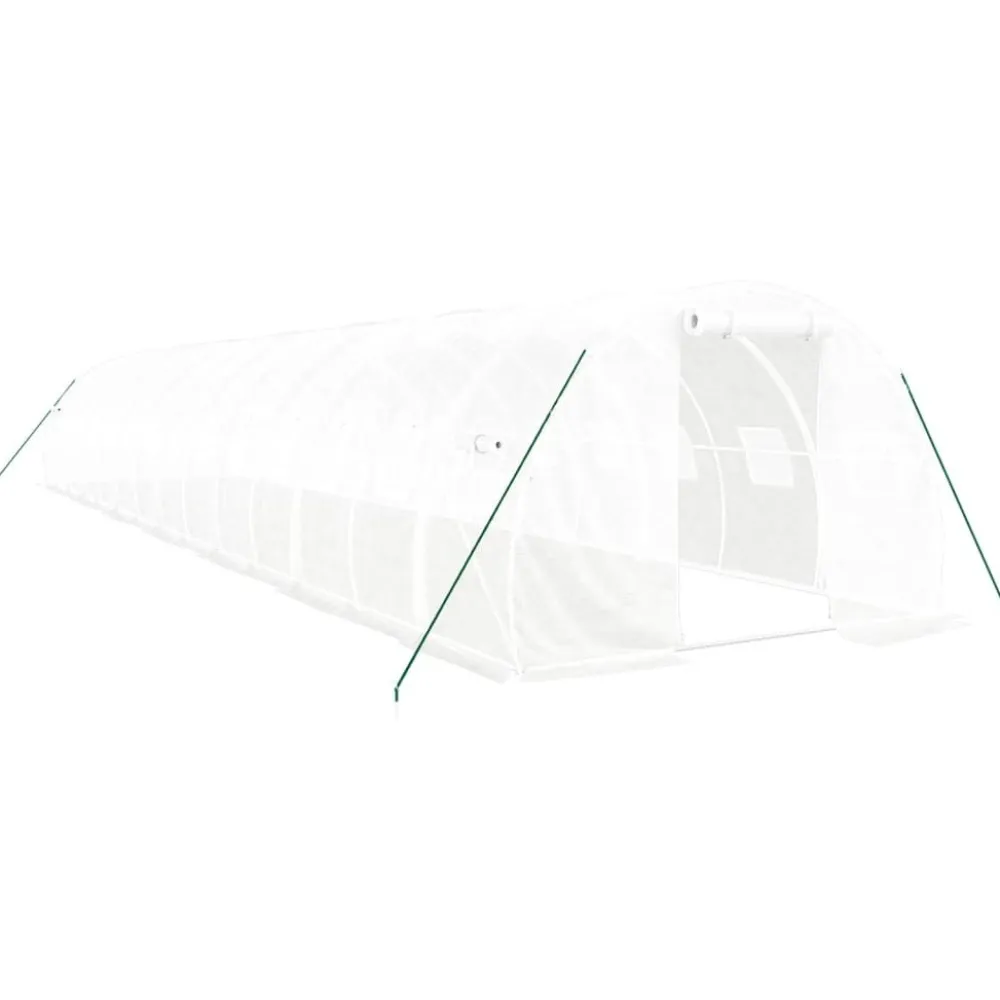 Kasvihuone teräsrungolla, 3x2x2 m - 24x3x2 m, eri kokoja ja värejä (29939)*FinePRICE Sale