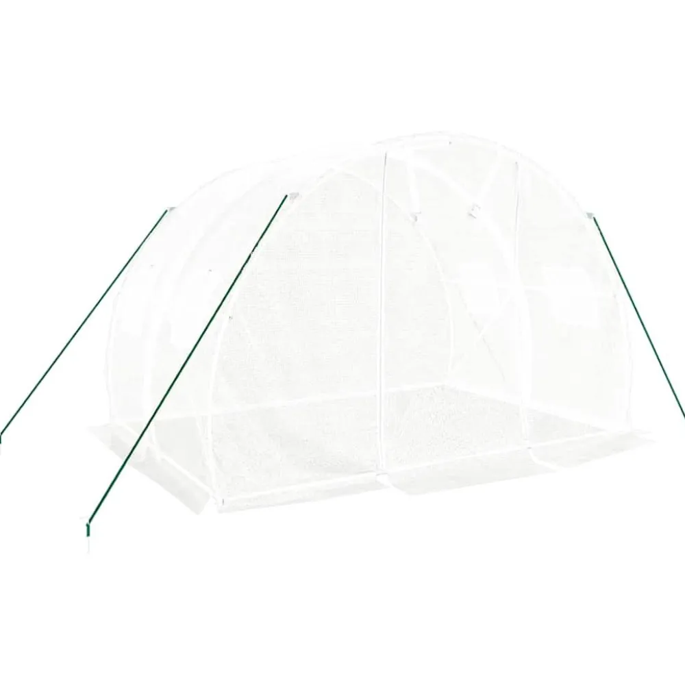 Kasvihuone teräsrungolla, 3x2x2 m - 24x3x2 m, eri kokoja ja värejä (29939)*FinePRICE Sale