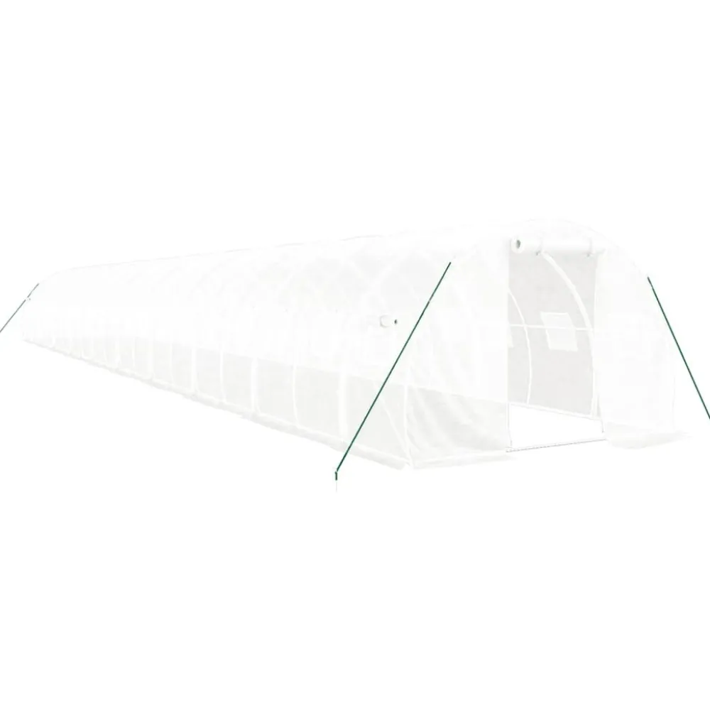 Kasvihuone teräsrungolla, 3x2x2 m - 24x3x2 m, eri kokoja ja värejä (29939)*FinePRICE Sale