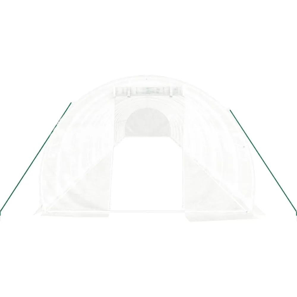 Kasvihuone teräsrungolla, 3x2x2 m - 24x3x2 m, eri kokoja ja värejä (29939)*FinePRICE Sale