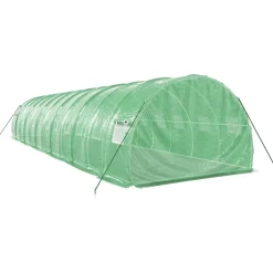 Kasvihuone teräsrungolla, 3x2x2 m - 24x3x2 m, eri kokoja ja värejä (29939)*FinePRICE Sale