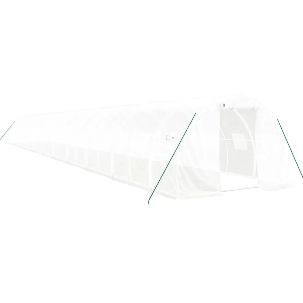 Kasvihuone teräsrungolla, 3x2x2 m - 24x3x2 m, eri kokoja ja värejä (29939)*FinePRICE Sale