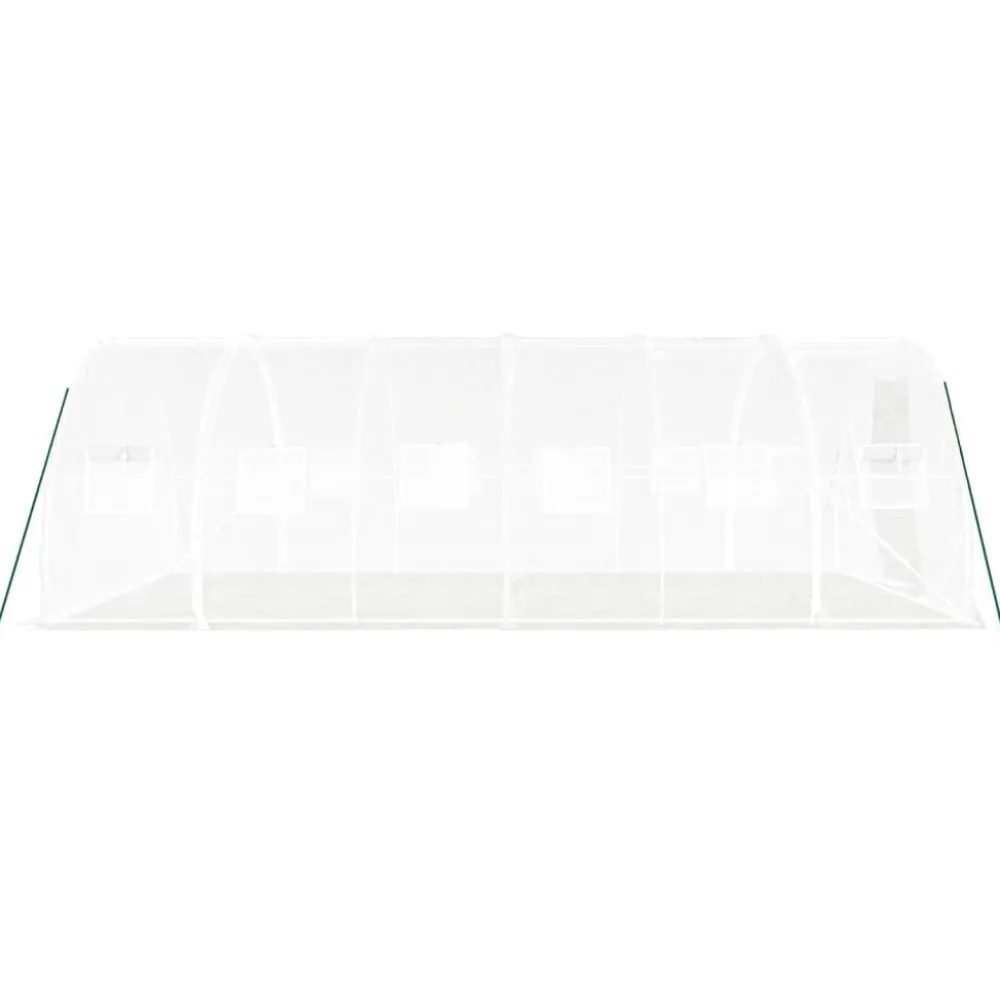 Kasvihuone teräsrungolla, 3x2x2 m - 24x3x2 m, eri kokoja ja värejä (29939)*FinePRICE Sale