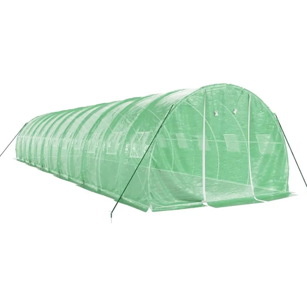 Kasvihuone teräsrungolla, 3x2x2 m - 24x3x2 m, eri kokoja ja värejä (29939)*FinePRICE Sale