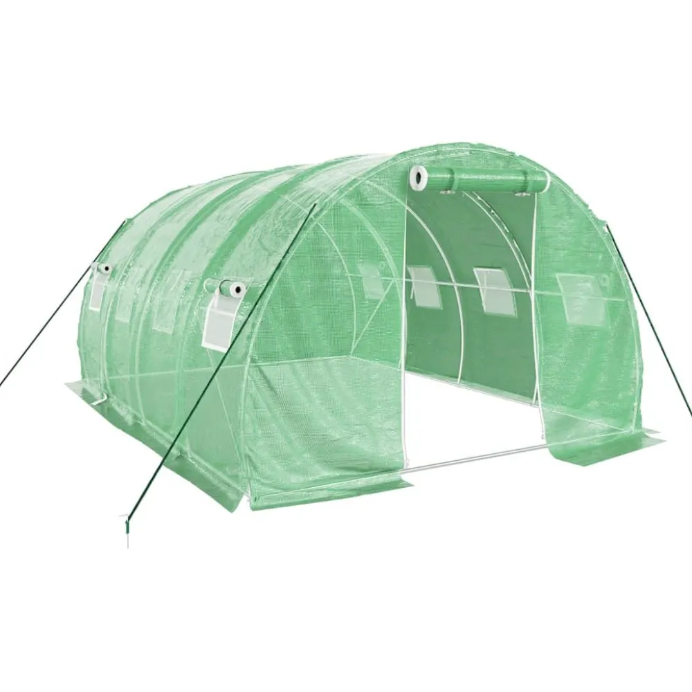 Kasvihuone teräsrungolla, 3x2x2 m - 24x3x2 m, eri kokoja ja värejä (29939)*FinePRICE Sale