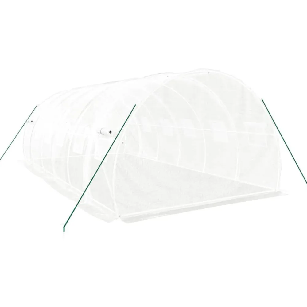 Kasvihuone teräsrungolla, 3x2x2 m - 24x3x2 m, eri kokoja ja värejä (29939)*FinePRICE Sale