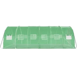 Kasvihuone teräsrungolla, 3x2x2 m - 24x3x2 m, eri kokoja ja värejä (29939)*FinePRICE Sale