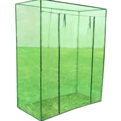Kasvihuone teräsrunko PVC, 170x80x200 cm*FinePRICE Discount