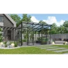 Kasvihuone Aphrodite 11.5m² alumiinirunko musta*Vitavia Discount