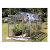 Kasvihuone Venus 7.5m² lasi alumiinirunko harmaa*Vitavia Clearance