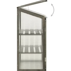 Kasvihuone 60x45x100 cm kuusi (14849)*FinePRICE Hot