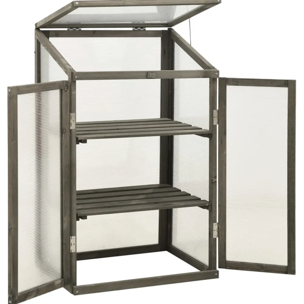 Kasvihuone 60x45x100 cm kuusi (14849)*FinePRICE Hot
