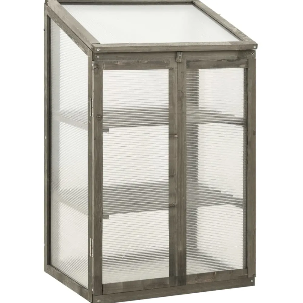 Kasvihuone 60x45x100 cm kuusi (14849)*FinePRICE Hot