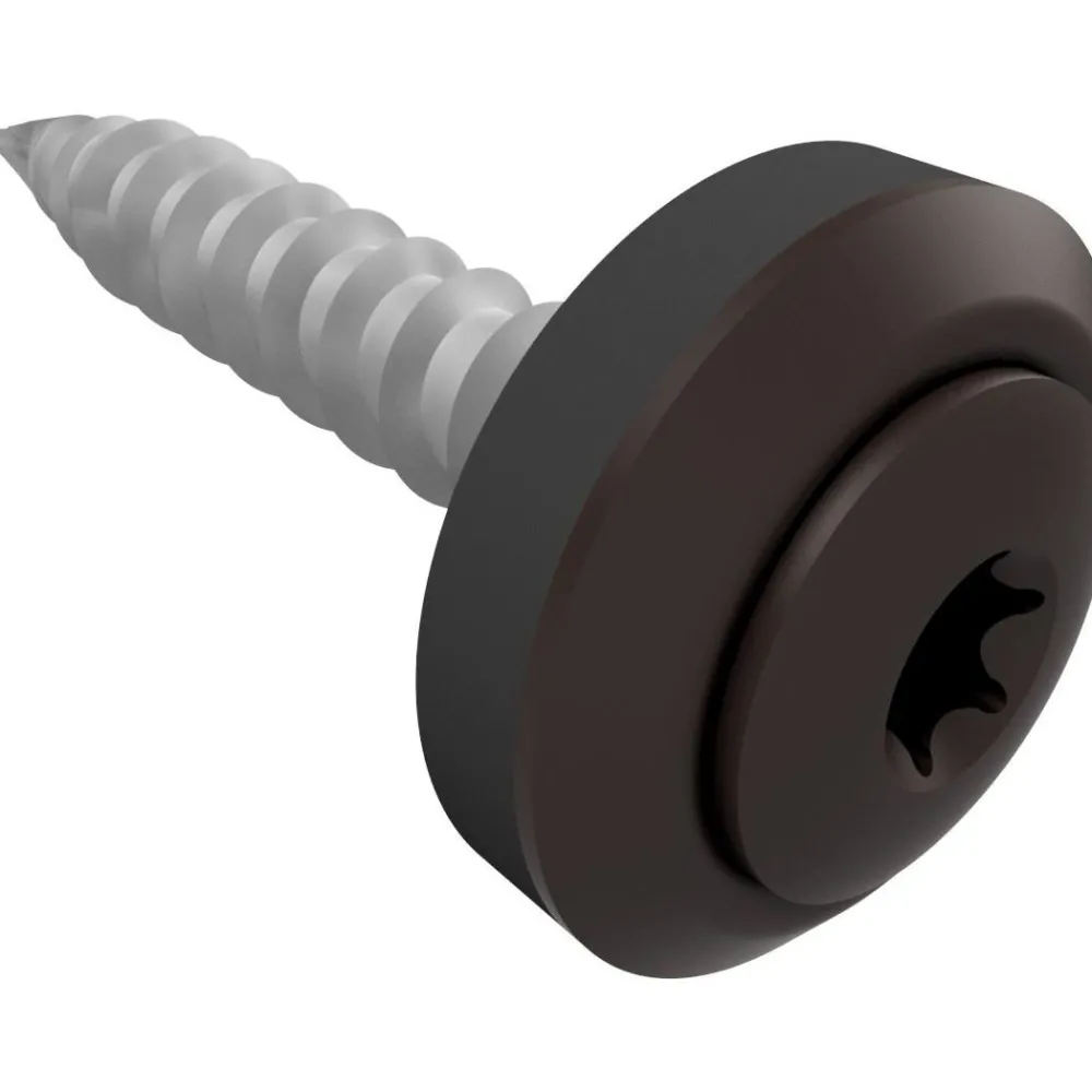 Kateruuvi Viktoria, 4.8x28mm, torx, 100 kpl, eri värejä*Ruukki Hot
