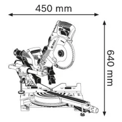Clearance Katkaisu- ja jiirisaha Bosch Professional GCM 8 SDE Jiirisahat
