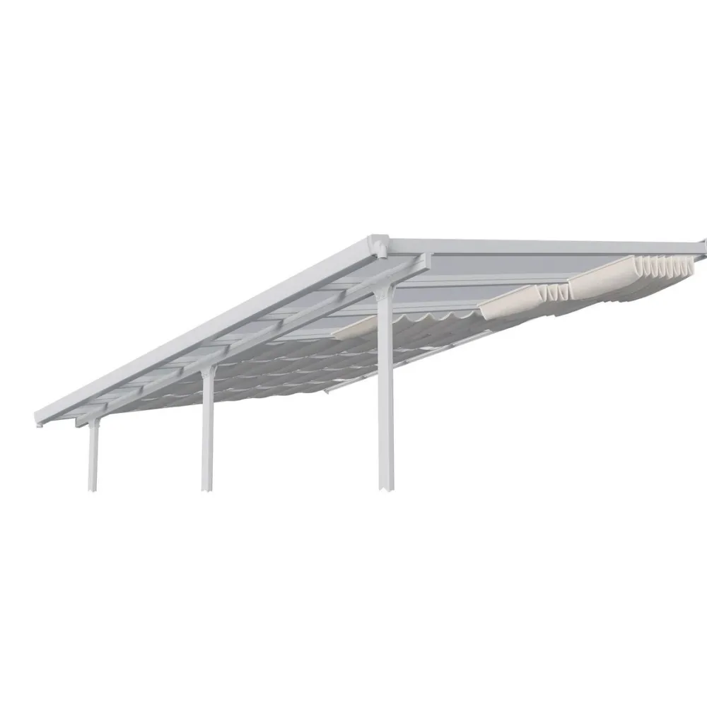 Kattokaihtimet Feria 3 x 5,5 m terassikatokseen valkoinen*Palram-Canopia Clearance