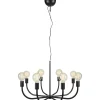 Hot Kattokruunu Amistoso 8-osainen musta Kattokruunut
