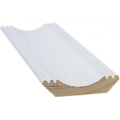 Kattolista 16x63x3300 mm koriste mänty valkoinen*Cent