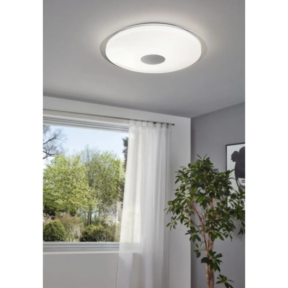 Kattovalaisin Lanciano Ø66cm 36W LED CCT valkoinen*Eglo