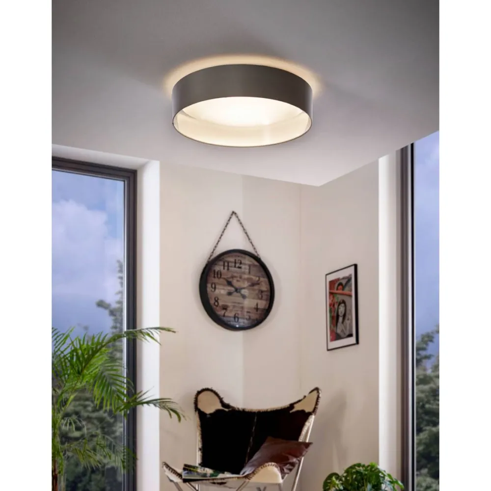 Outlet Kattovalaisin Maserlo Ø40.5cm harmaa Plafondit