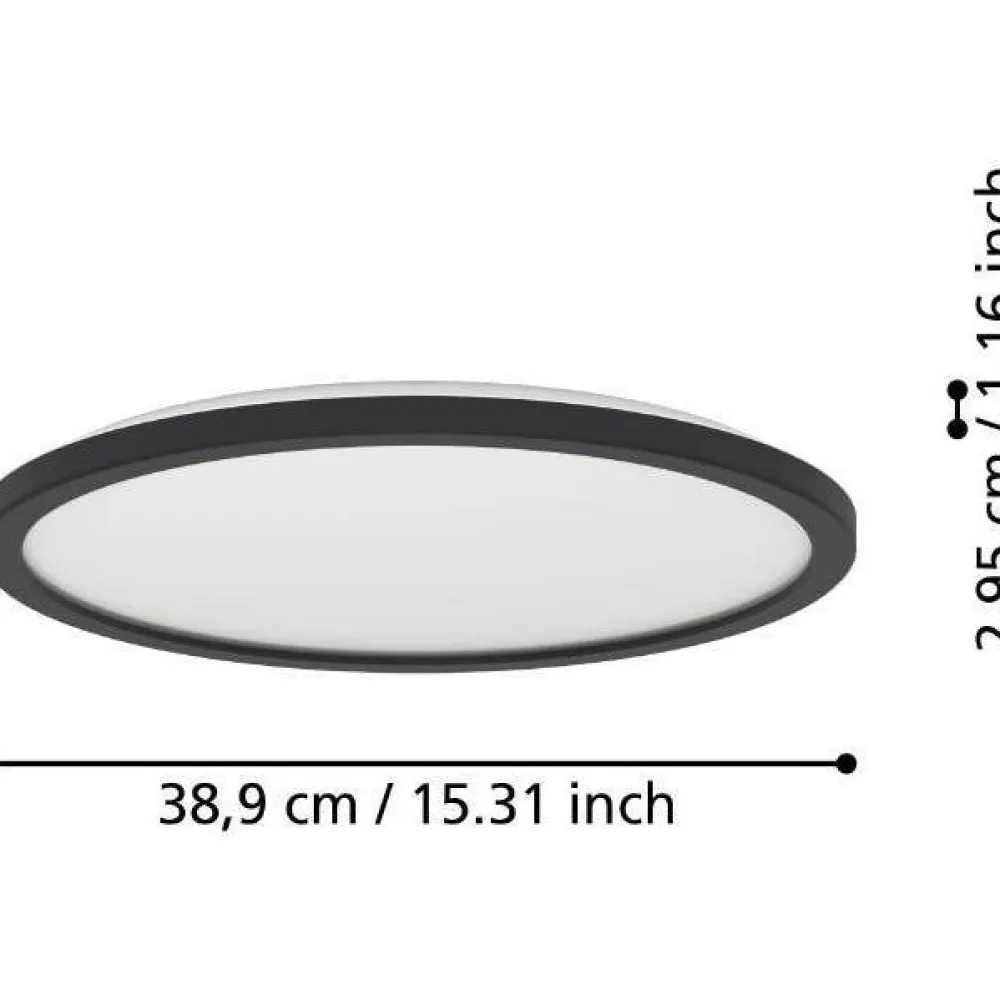 Kattovalaisin Rovito LED CCT IP44 eri kokoja*Eglo New