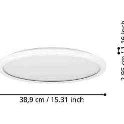 Kattovalaisin Rovito LED CCT IP44 eri kokoja*Eglo New