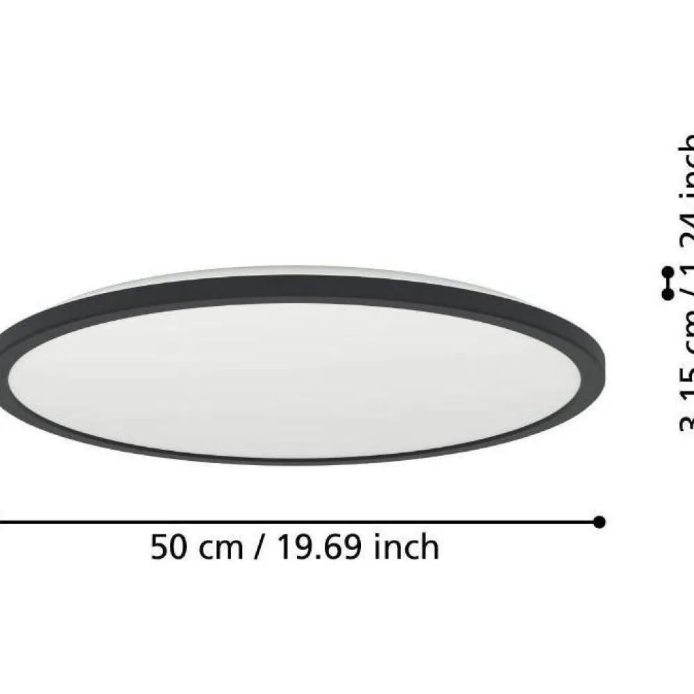 Kattovalaisin Rovito LED CCT IP44 eri kokoja*Eglo New