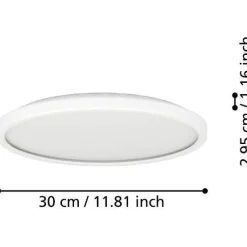 Kattovalaisin Rovito LED CCT IP44 eri kokoja*Eglo New