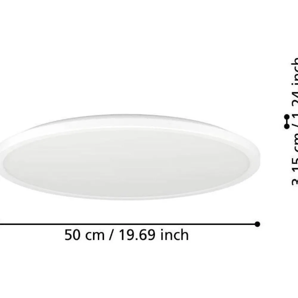 Kattovalaisin Rovito LED CCT IP44 eri kokoja*Eglo New