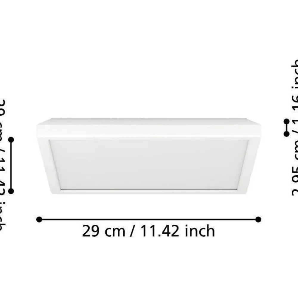Kattovalaisin Rovito LED 1CCT IP44 eri kokoja*Eglo
